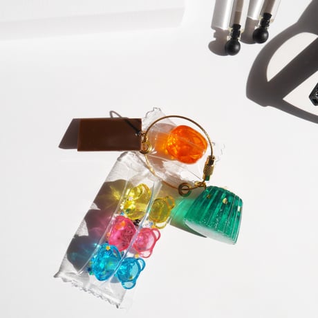OISHI KEY-RING C -MELON JELLY-