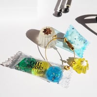 OISHI KEY-RING D -CLEAR SODA JELLY-