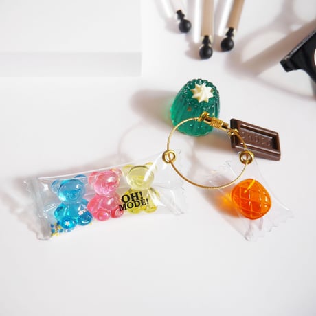 OISHI KEY-RING C -MELON JELLY-