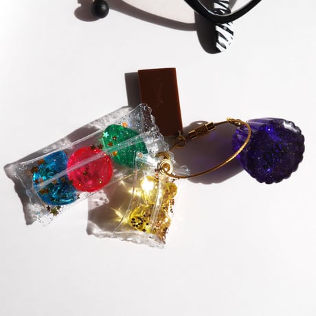 OISHI KEY-RING B -GRAPE JELLY-