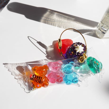 OISHI KEY-RING E - GRAPE JELLY-