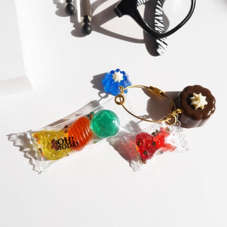 OISHI KEY-RING D -CHOCOLATE PUDDING-