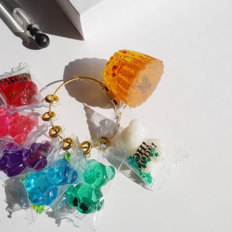 OISHI KEY-RING F -MANGO JELLY-