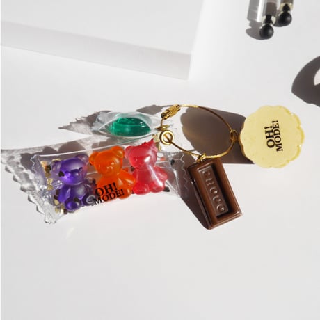 OISHI KEY-RING C -PUDDING-
