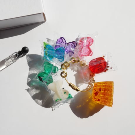 OISHI KEY-RING F -MANGO JELLY-