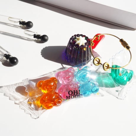 OISHI KEY-RING E - GRAPE JELLY-