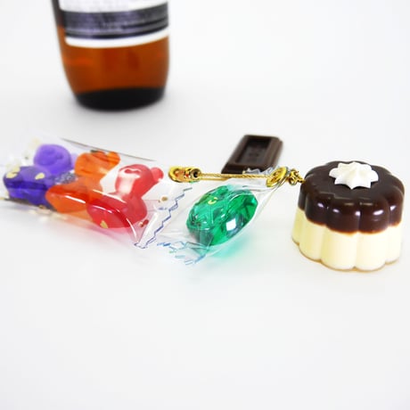 OISHI KEY-RING C -PUDDING-