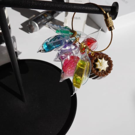 OISHI KEY-RING F -CHOCOLATE JELLY-