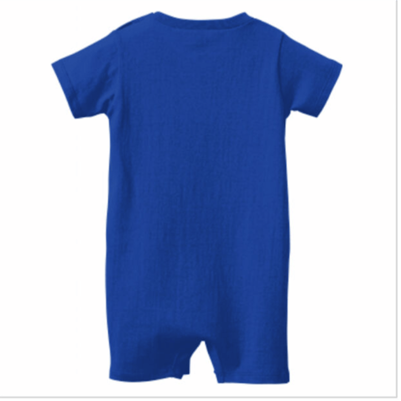 a*n様 新品 ロンパース ブルー 80 ベビー】ねんしょう組 オリジナルロゴ ロンパース 青 | オンリーねん