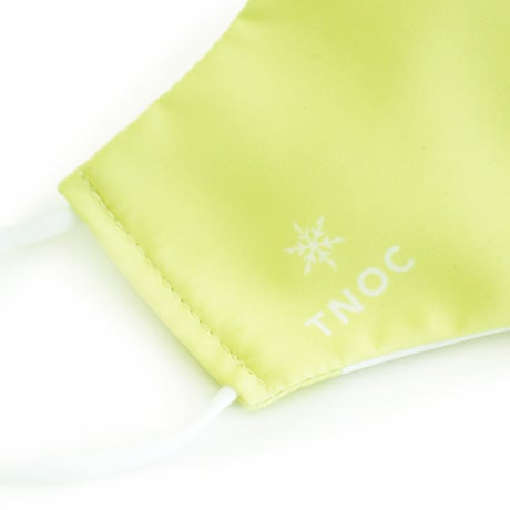 TNOC NANO FABRIC MASK(ナノファブリック®マスク)　ライトメロングリーン/ホワイト