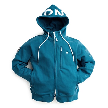 TNOC THE HOODIE ZIPUP-YT2 / EZOSIKA LAKE BLUE