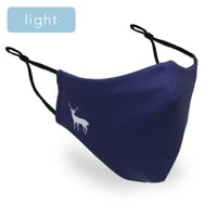 TNOC NANO FABRIC MASK LIGHT(ナノファブリック®マスクライト)　エゾシカロイヤルブルー/ブラック