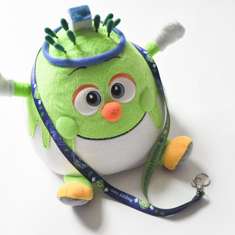 ほっぴーさんネックストラップ［ブルー×グリーン］ | ほっぴーさんストア