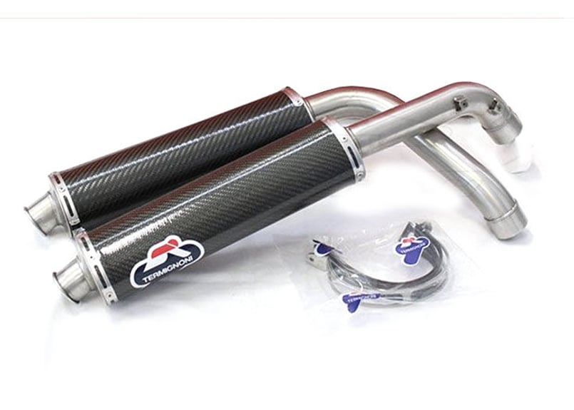 カーボン製スリップオン サイレンサーキット 96103402B for SBK 748-99