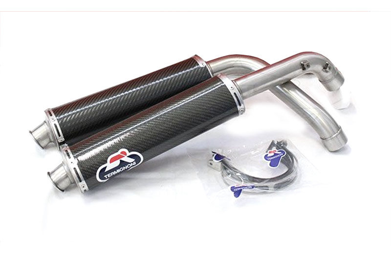 カーボン？カーボンタイプ？サイレンサー カーボンサイレンサー 1本 社外2ストチャンバーの補修やカスタム