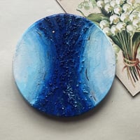 丸型ミニ原画38「氷の惑星」