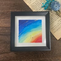 額装ミニ原画73「あの日の空」