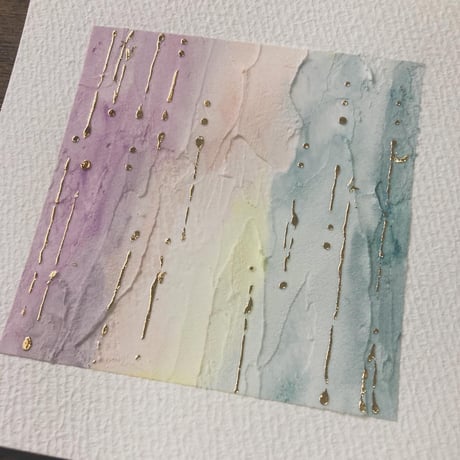 額装ミニ原画71「秘密のモールス」