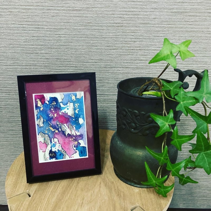 額装ミニ原画#7「深淵」 | Atelier Muziik