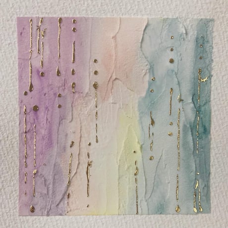 額装ミニ原画71「秘密のモールス」
