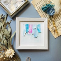 額装ミニ原画72「春霖」
