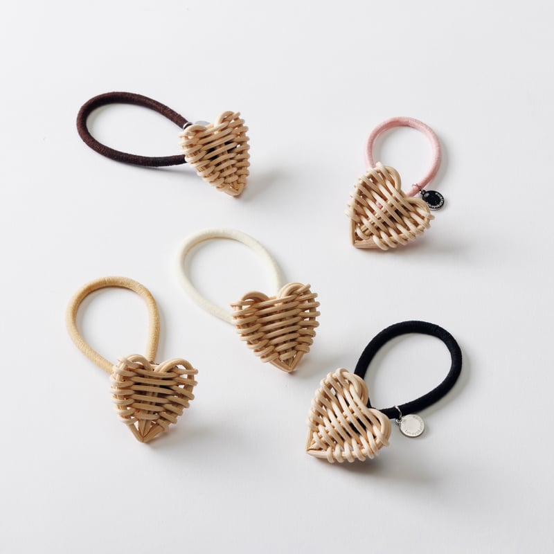 takayo katayama ヘアゴム 3個セット heart charm ♡ | takayokatayama