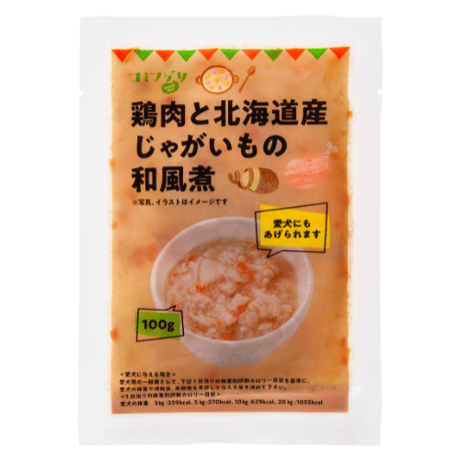 【ご愛顧感謝アウトレットセット】コミフデリ鶏肉と北海道産じゃがいもの和風煮（100g）×10個