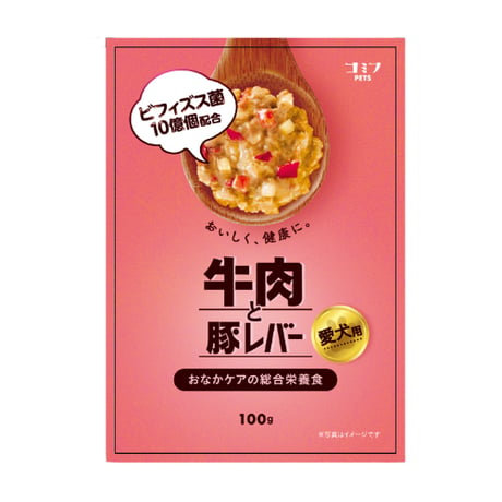 コミフPETS総合栄養食　牛肉＆豚レバー（100g）