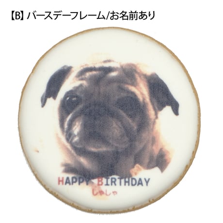 【Deco's Dog Cafe 田園茶房(コミフ直営店)でのお受け取り】コミフPETS　Doggiesフォトプリントクッキー  のコピー