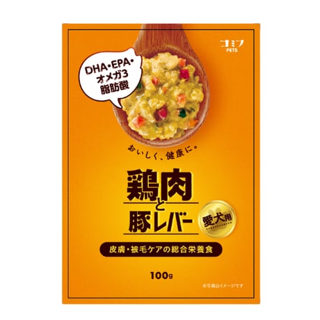 コミフPETS総合栄養食　鶏肉＆豚レバー（100g）