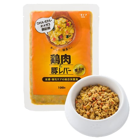 コミフPETS総合栄養食　鶏肉＆豚レバー（100g）