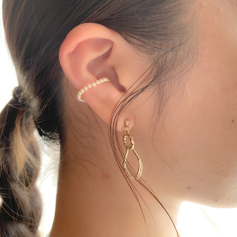 ear cuff】ラピスラズリ華奢イヤーカフ -リング兼用可- | Violette