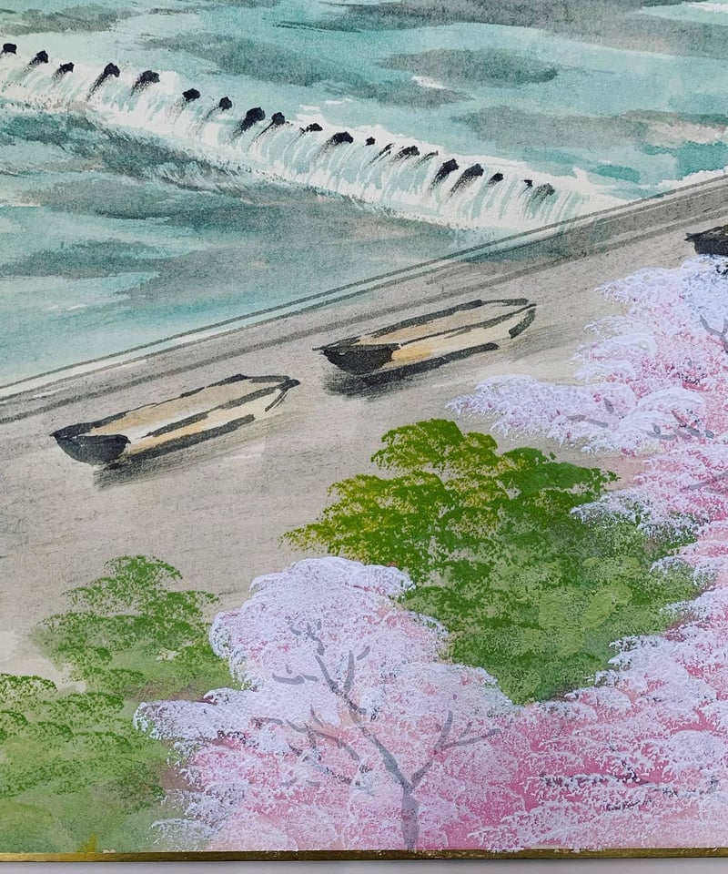 アクリル画　京都嵐山 楽天市場】嵐山の景色2 6枚セット ( 二尊院 法輪寺 嵯峨清涼寺 祇王寺