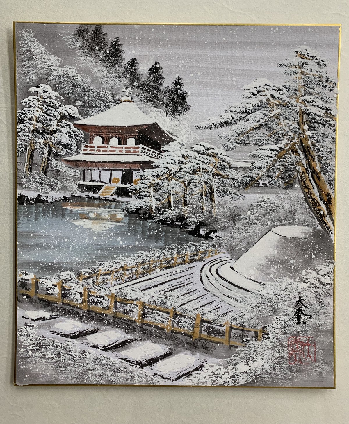 銀閣寺 雪景 / Kyoto,Ginkaku-ji temple (snow scene) |