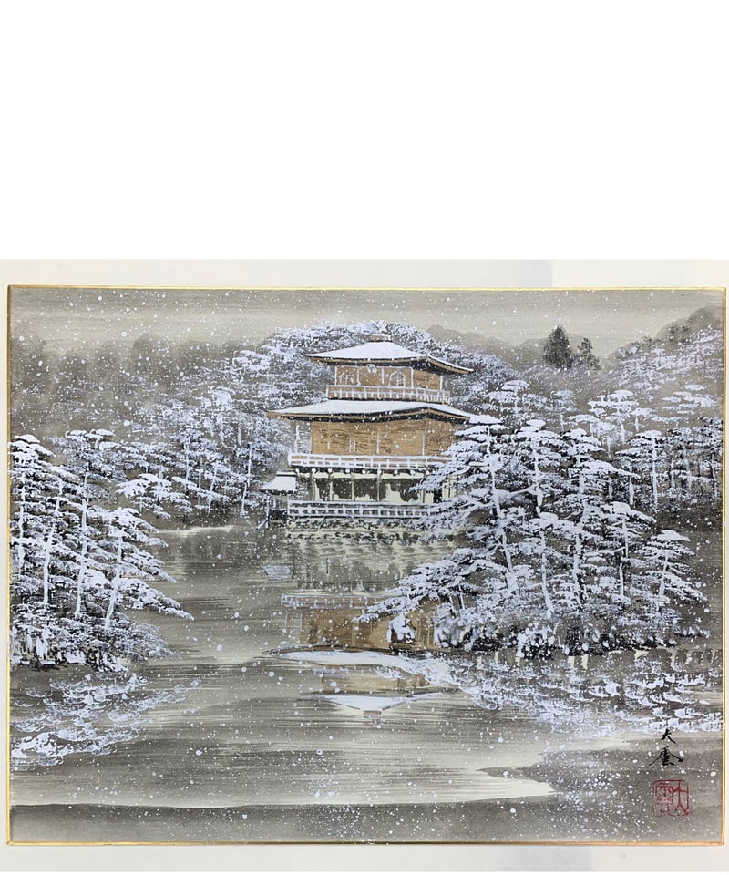 金閣寺 雪景 / Kinkaku-ji temple(Golden pavilion)snow