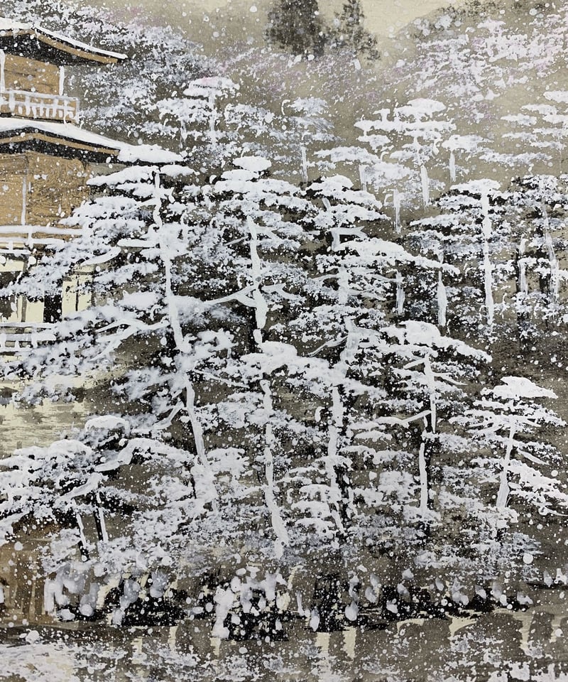金閣寺 雪景 / Kinkaku-ji temple(Golden pavilion)snow