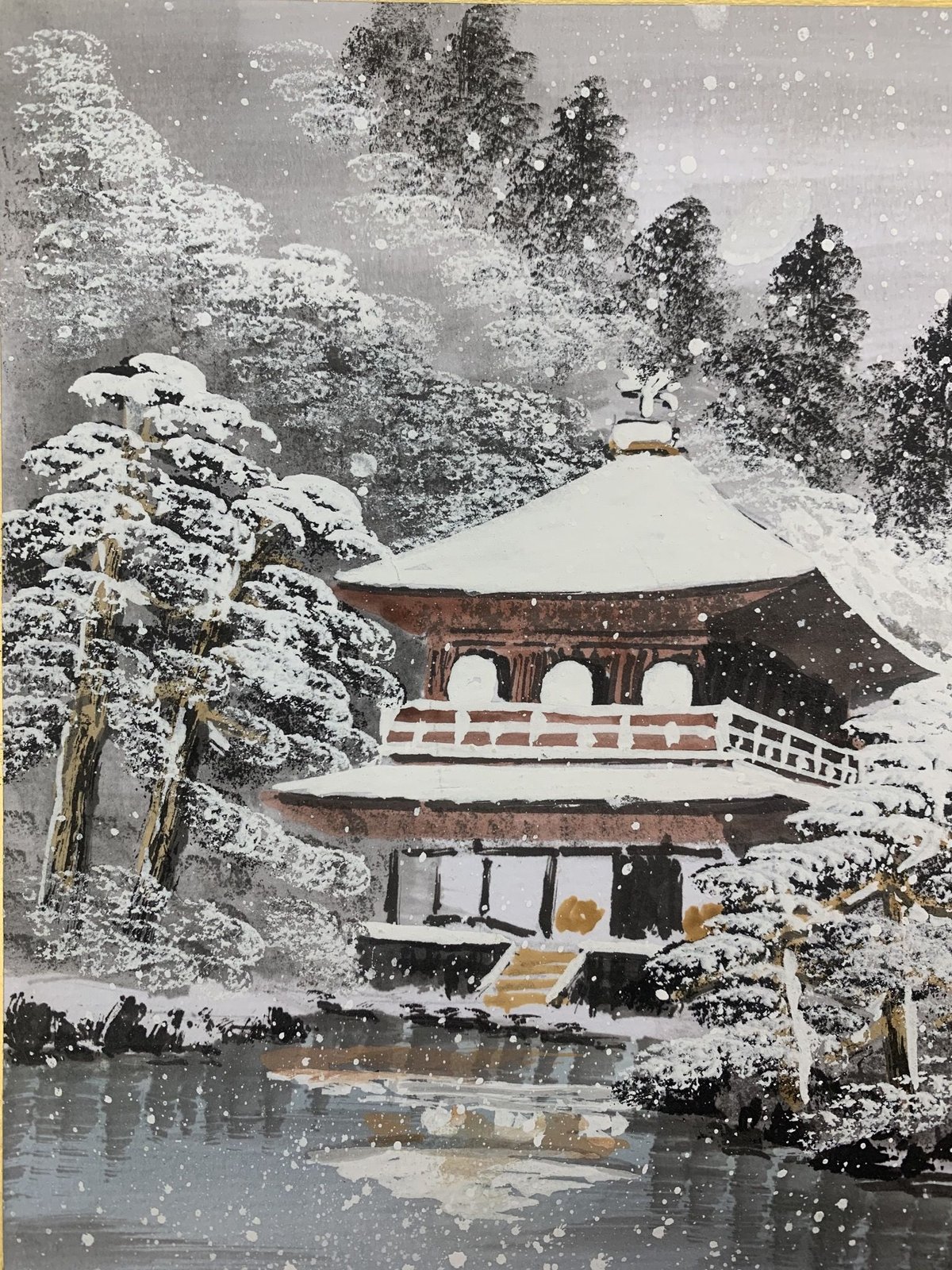 銀閣寺 雪景 / Kyoto,Ginkaku-ji temple (snow scene) |