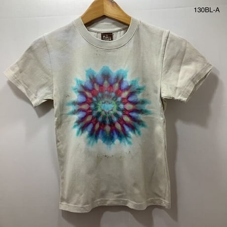 【130cm】曼荼羅 DYE  Tee for キッズ(blue)