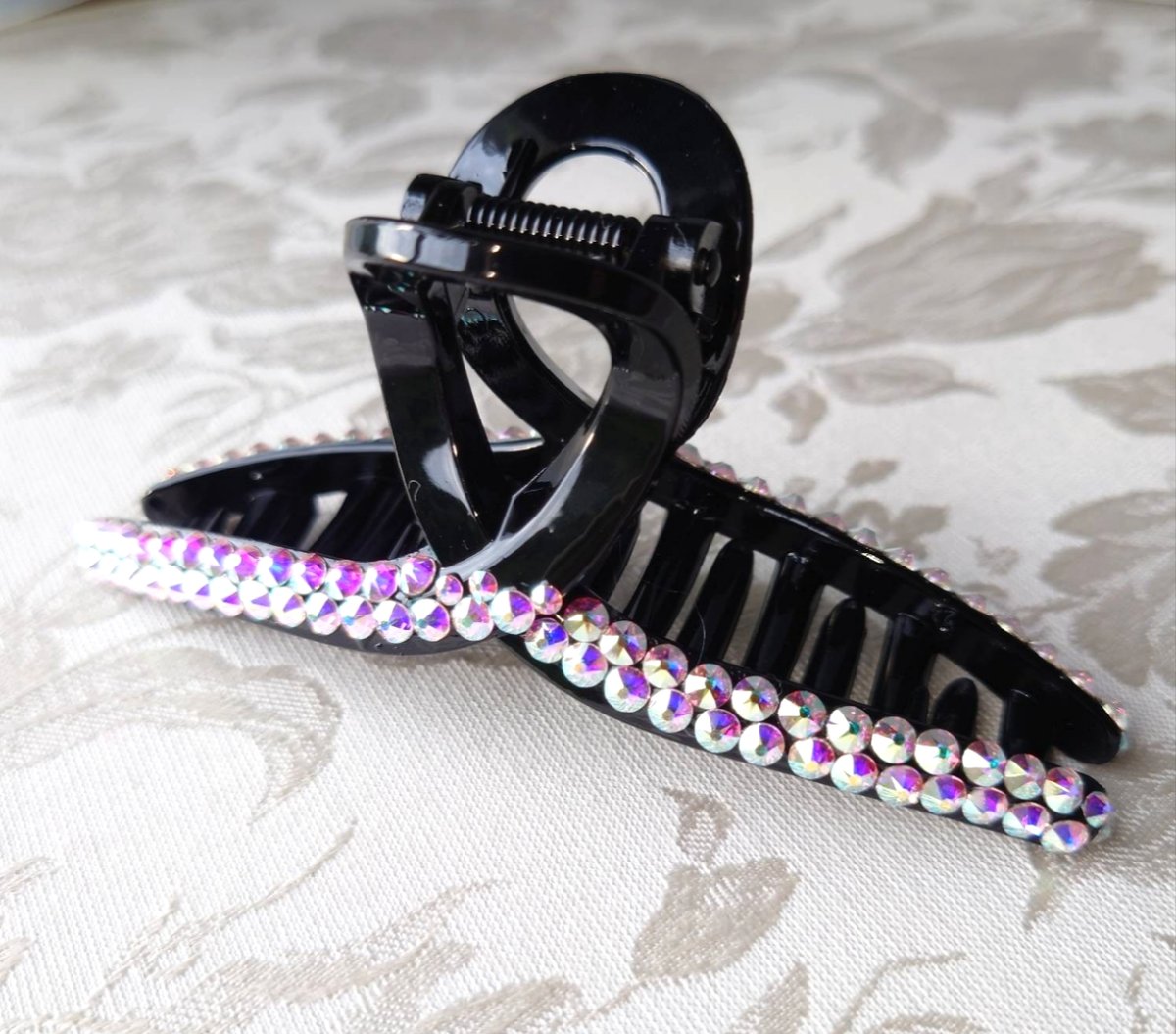 SWAROVSKI スワロフスキー バンスクリップ ヘアクリップ バンスクリップ ラインストーン デコレーション
