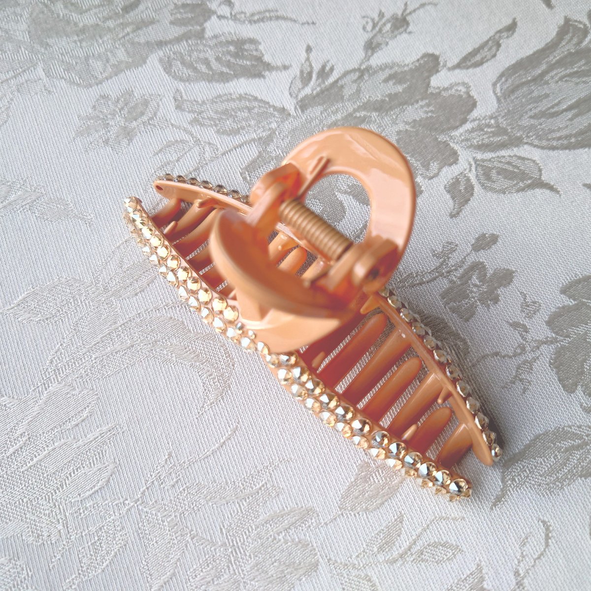 ヘアクリップ バンスクリップ ラインストーン デコレーション