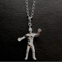 ルチャリブレ　シルバーネックレス3　EL SANTO