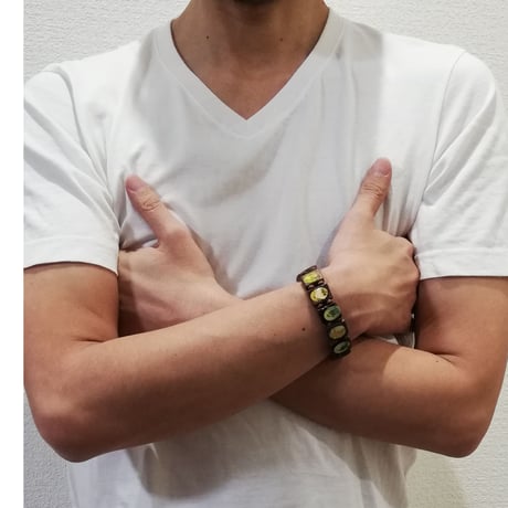 ウッドブレスレット