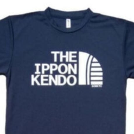 剣道 THE IPPON KENDO キッズドライＴシャツ ネイビー 剣道Tシャツ