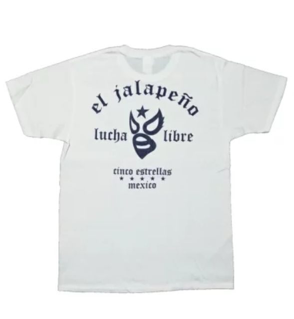 マスク2 Tシャツ ホワイト ルチャリブレ | エルハラペーニョ