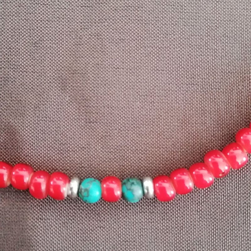 オールドビーズ ブレスレット レッド | エルハラペーニョ