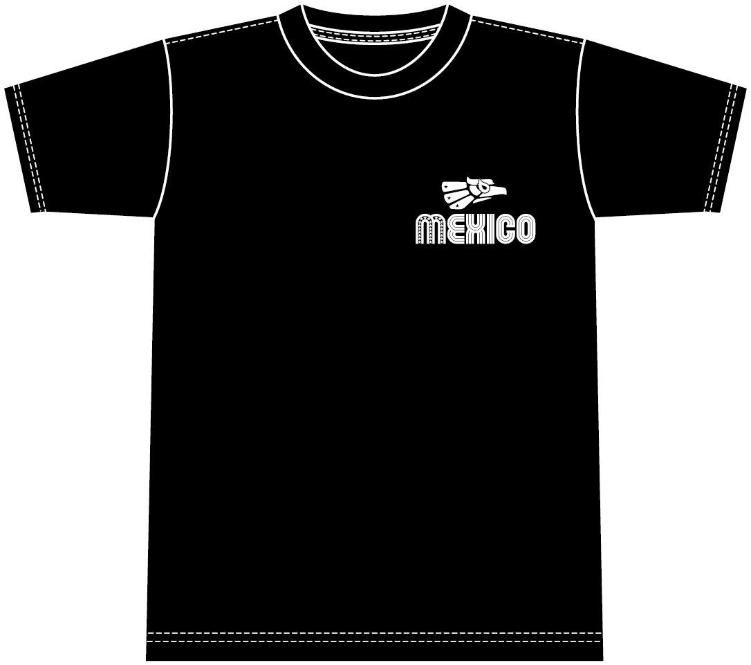 メキシカンスカルTシャツ ブラック | エルハラペーニョ