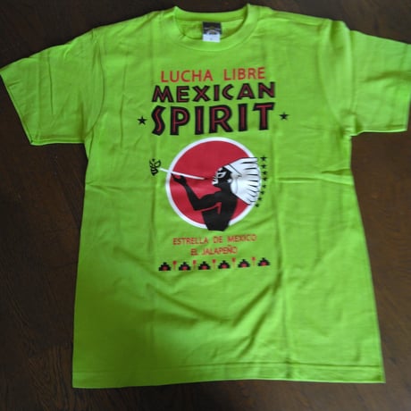 メキシカンスピリットTシャツ　ライトグリーン