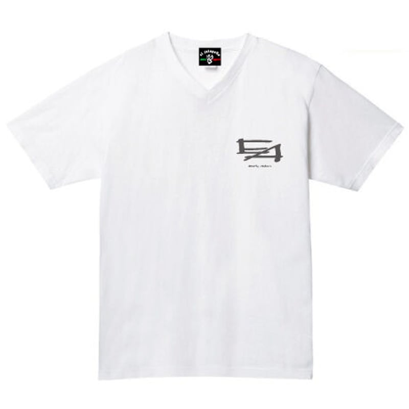アーリーアーロンEAロゴ VネックTシャツ ホワイト | エルハラペーニョ