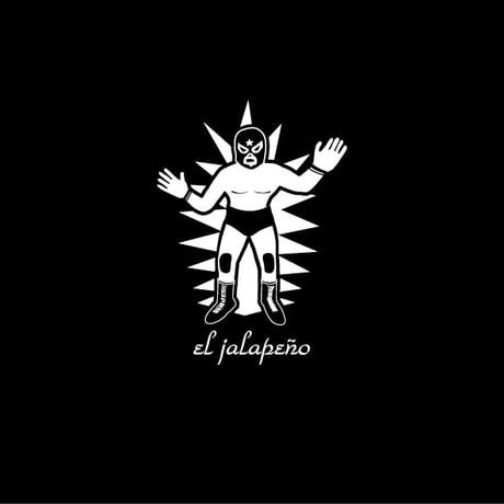 ルチャドールTシャツ　ブラック