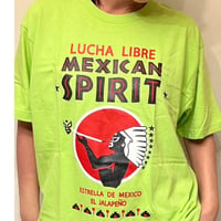メキシカンスピリットTシャツ　ライトグリーン